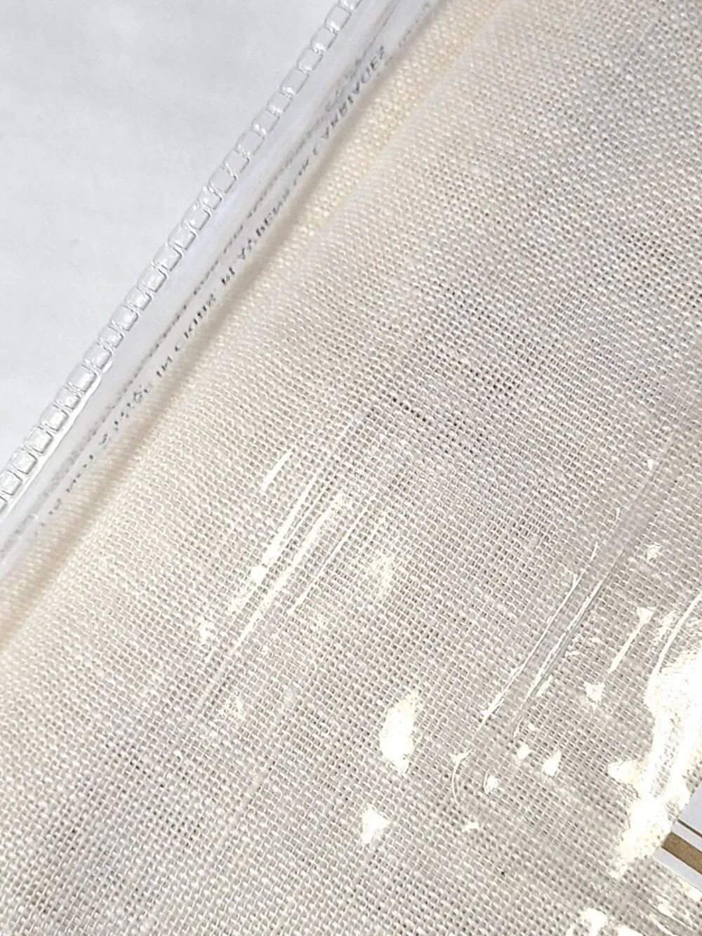 NEW Pottery Barn Foundations 100% High Quality LInen Sheer Drape 54
